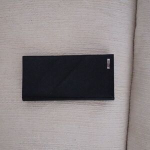 Calvin Klein Black Leather with Silver Detail